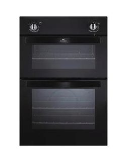 New World Nw901Do 90Cm Built-In Fanned Electric Double Oven - Black